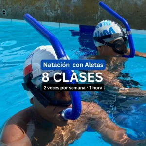 8 Clases de Natación con Aletas